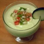 Colombian avocado soup