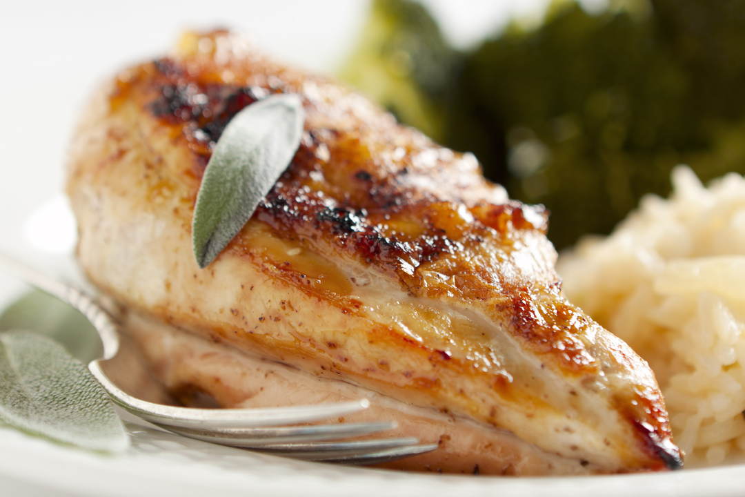 How can I cook chicken breasts in the simplest way?