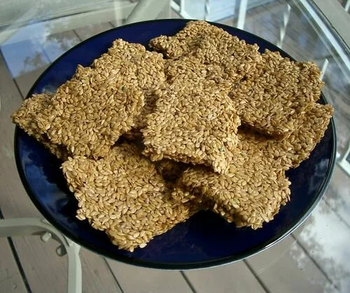 Flax seed crackers