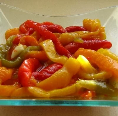 Roasted bell peppers